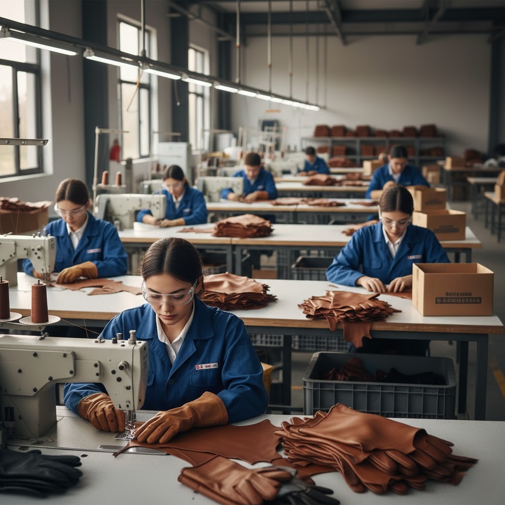 Leather Gloves Manufacturing Facility