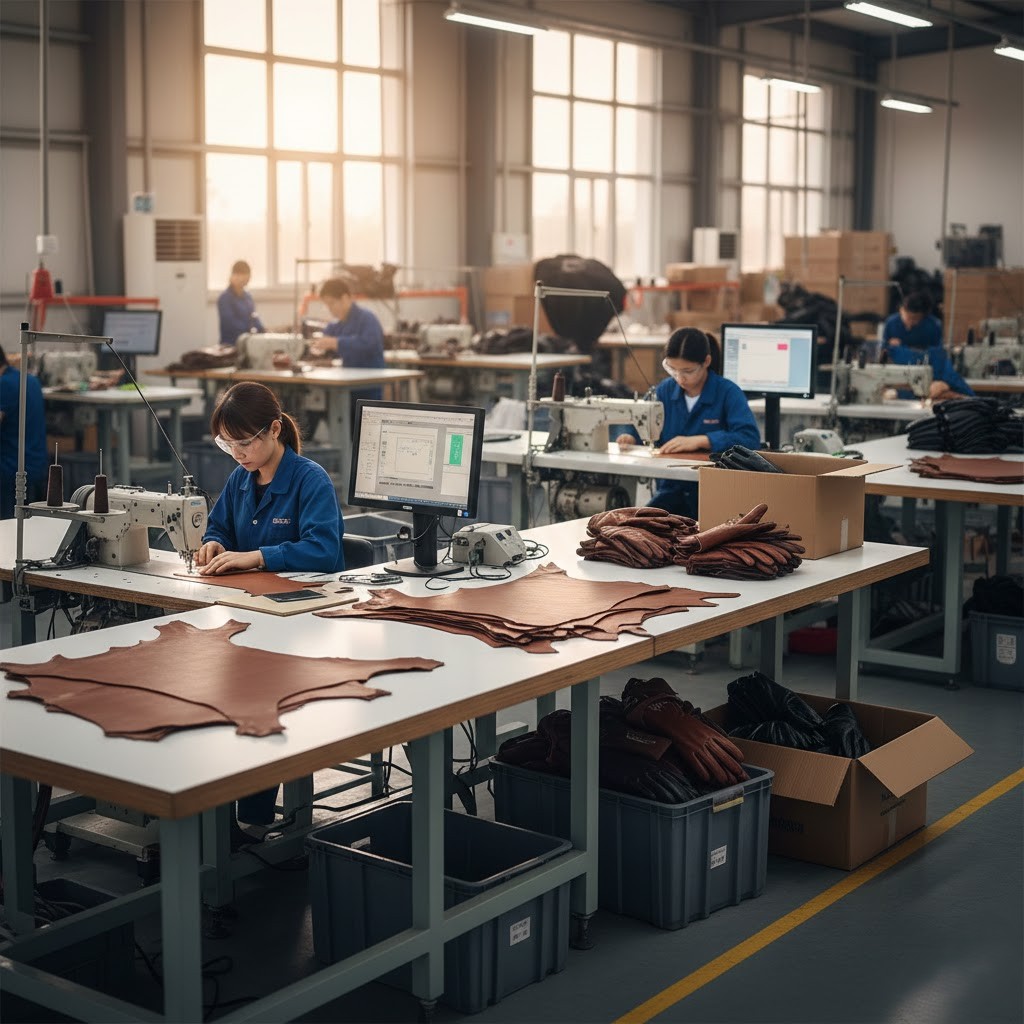 Leather Gloves Manufacturing Facility
